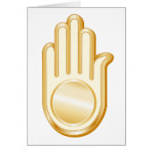 Jain Symbol Greeting Card (Vorne)