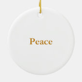 Jain Symbol Keramik Ornament (Hinten)