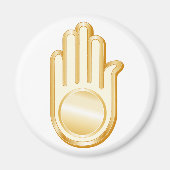 Jain Symbol Magnet (Vorne)