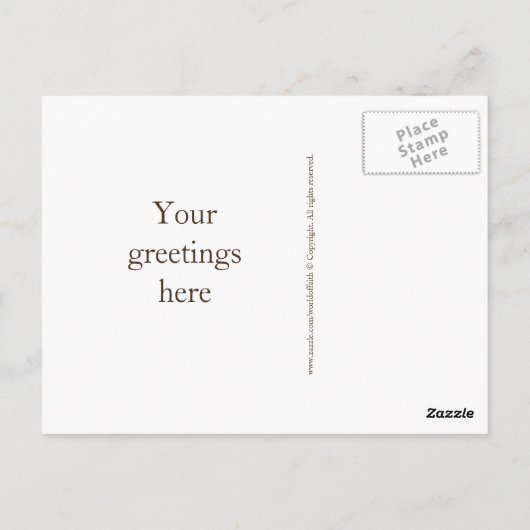 Jain Symbol Postkarte (Rückseite)