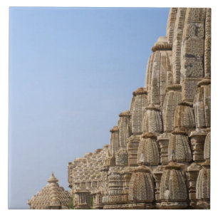 Jain-Tempel im Chittorgarh-Fort, Indien Fliese