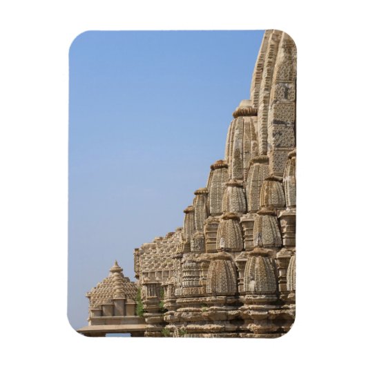 Jain temple in Chittorgarh Fort, India Magnet (Vertikal)