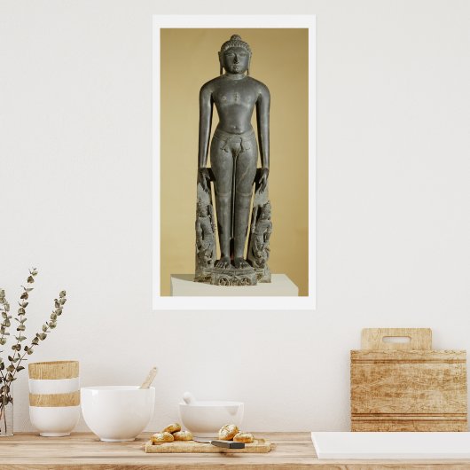 Jain Tirthankara, Parsvanatha, Rajasthan, Prat Poster (Küche)