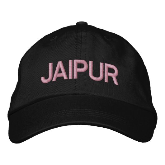 Jaipur Cap Bestickte Kappe (Vorderseite)