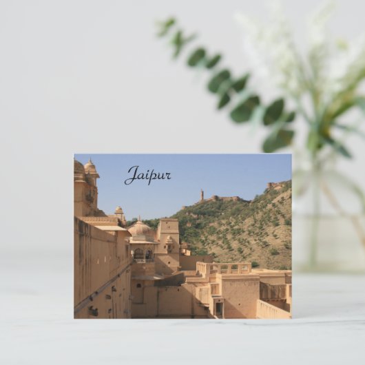 Jaipur Fort Postkarte (Stehend Vorderseite)