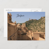 Jaipur Fort Postkarte (Vorne/Hinten)