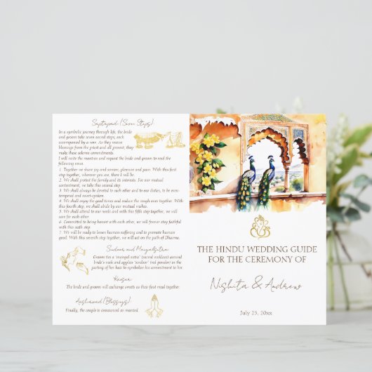 Jaipur-Friedensprogramm für indische Hochzeitsritu (Stehend Vorderseite)