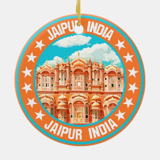 Jaipur India Keramik Ornament (Hinten)