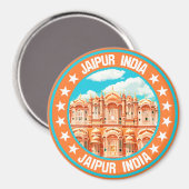 Jaipur India Magnet (Vorderseite/Rückseite)