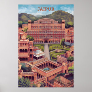 Jaipur, Indien Druck Poster