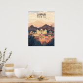 Jaipur - Indiens Royal Pink City Poster (Küche)