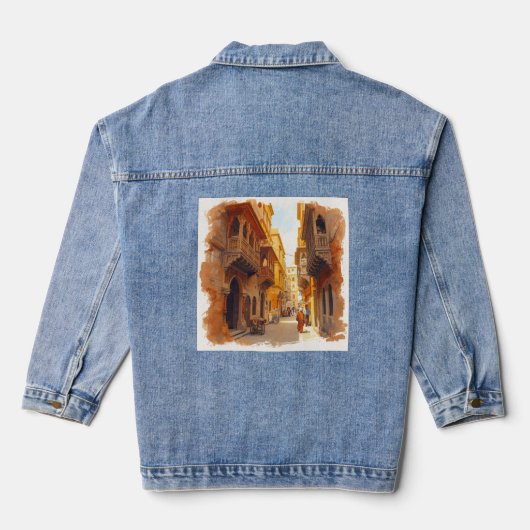 Jaipur Jeansjacke (Rückseite)