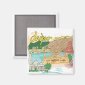 Jaipur Magnet (Vorderseite/Rückseite)