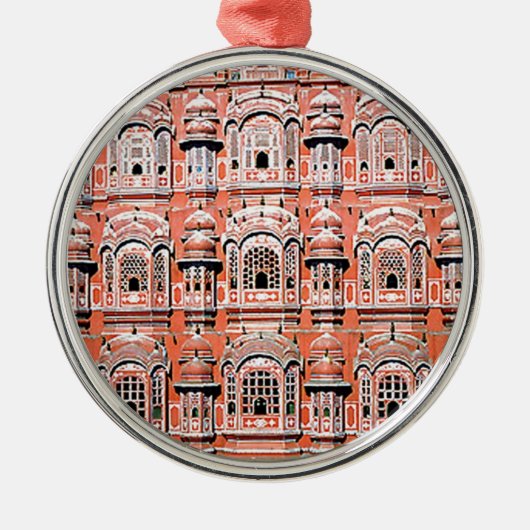 Jaipur-Palast Indien Ornament Aus Metall (Vorne)