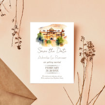 Jaipur Palast Indische Hochzeit Save the Date