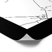 Jaipur Rajasthan Map Poster (Ecke)