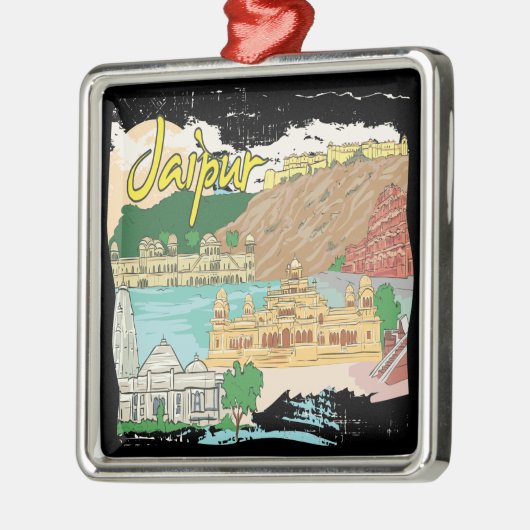 Jaipur Silbernes Ornament (Links)