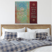 JAIPUR - Wrapped Canvas Leinwanddruck (Insitu (Schlafzimmer))