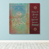 JAIPUR - Wrapped Canvas Leinwanddruck (Insitu (Holzboden))