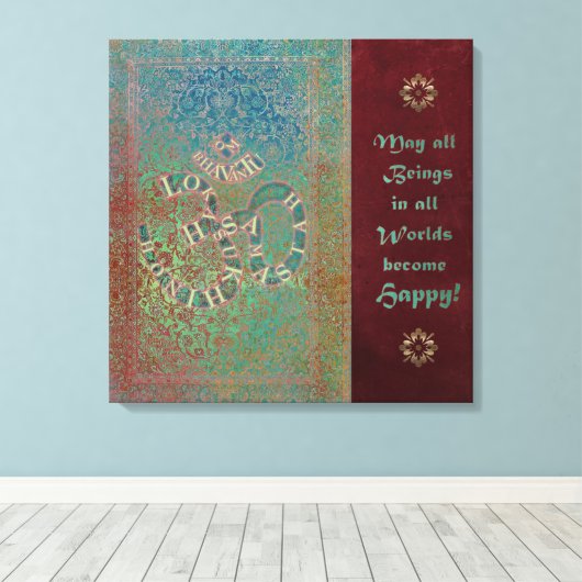 JAIPUR - Wrapped Canvas Leinwanddruck (Insitu (Holzboden))