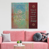 JAIPUR - Wrapped Canvas Leinwanddruck (Insitu (Wohnzimmer))