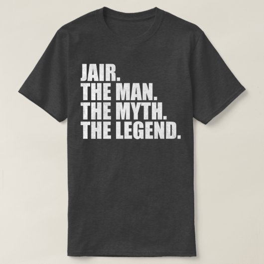 JairJair Name Jair Vorname T-Shirt (Design vorne)