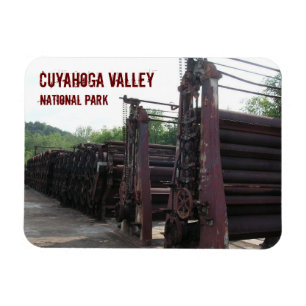 Jaite Paper Company Foundirier, Cuyahoga Valley NP Magnet