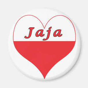 Jaja Polnisches Herz Magnet