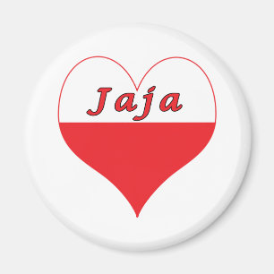 Jaja Polnisches Herz Magnet