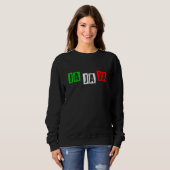 Jajaja Spanisch Mexiko Latino Hispanic Laughing Wo Sweatshirt (Vorne ganz)