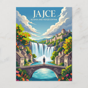 Jajce Bosnien und Herzegowina Postkarte