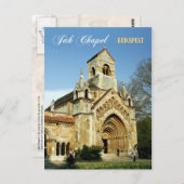 Ják Chapel, Vajdahunyad Castle, Budapest, Ungarn Postkarte (Vorne/Hinten)