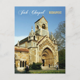 Ják Chapel, Vajdahunyad Castle, Budapest, Ungarn Postkarte