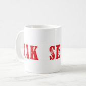 Jak Se máš?  Tschechischer Gruß - Jak Se mas? Kaffeetasse (Vorderseite Links)