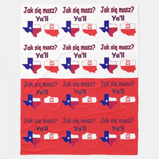 Jak Sie Mascz Ya'll Fleecedecke (Vorderseite)