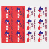 Jak Sie Mascz Ya'll Fleecedecke (Vorderseite (Horizontal))