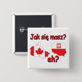Jak Sie Masz? Button (Vorne & Hinten)