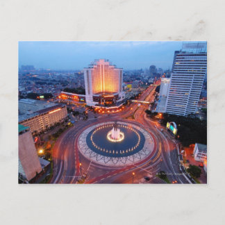 Jakarta Cityscape Postkarte