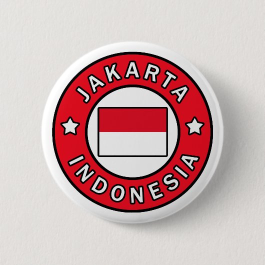 Jakarta Indonesia Button (Vorderseite)