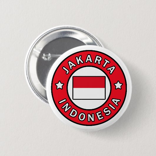 Jakarta Indonesia Button (Vorne & Hinten)
