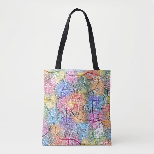 Jakarta Indonesia City Map Tasche (Vorderseite)