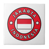 Jakarta Indonesia Fliese (Vorderseite)