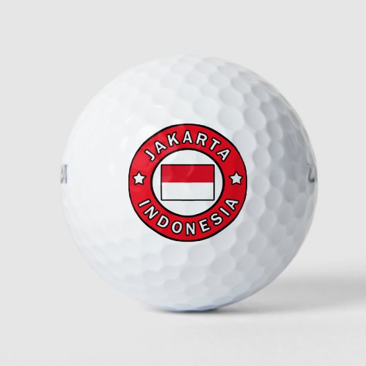 Jakarta Indonesia Golfball (Vorderseite)