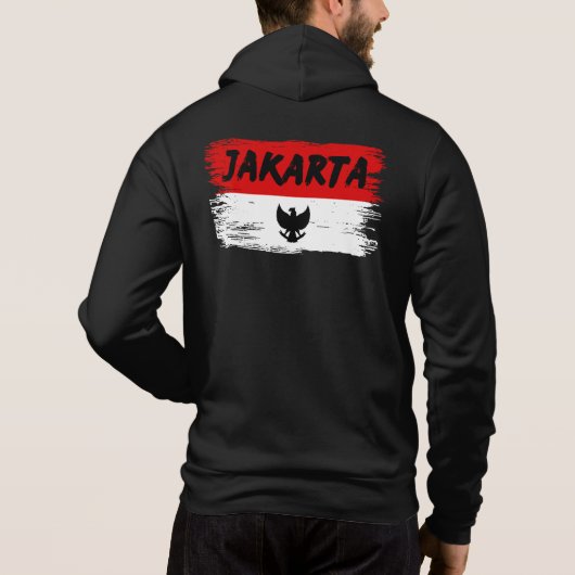 Jakarta Indonesia Hoodie (Rückseite)