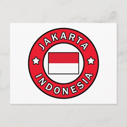 Jakarta Indonesia Postkarte (Vorderseite)