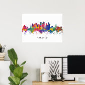 Jakarta Indonesia Skyline Poster (Heimbüro)