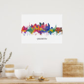 Jakarta Indonesia Skyline Poster (Küche)