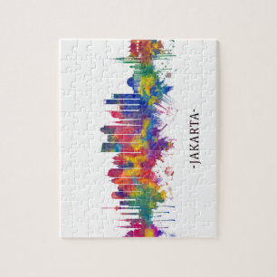 Jakarta Indonesia Skyline Puzzle