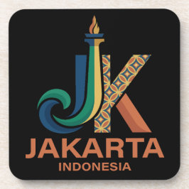 Jakarta Indonesia Southeast Asia Getränkeuntersetzer