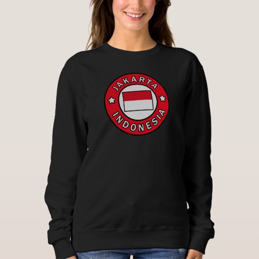 Jakarta Indonesia Sweatshirt (Vorderseite)